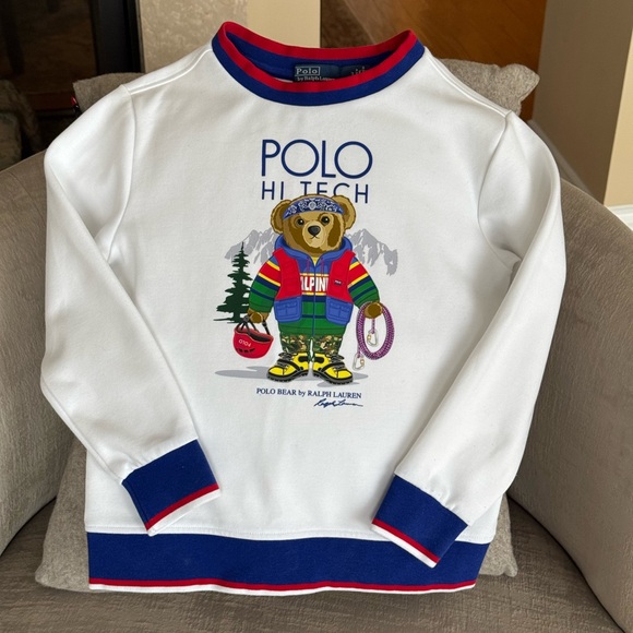 POLO Ralph Lauren Kids HI TECH Bear Limited Edition Sweatshirt - Picture 3 of 8